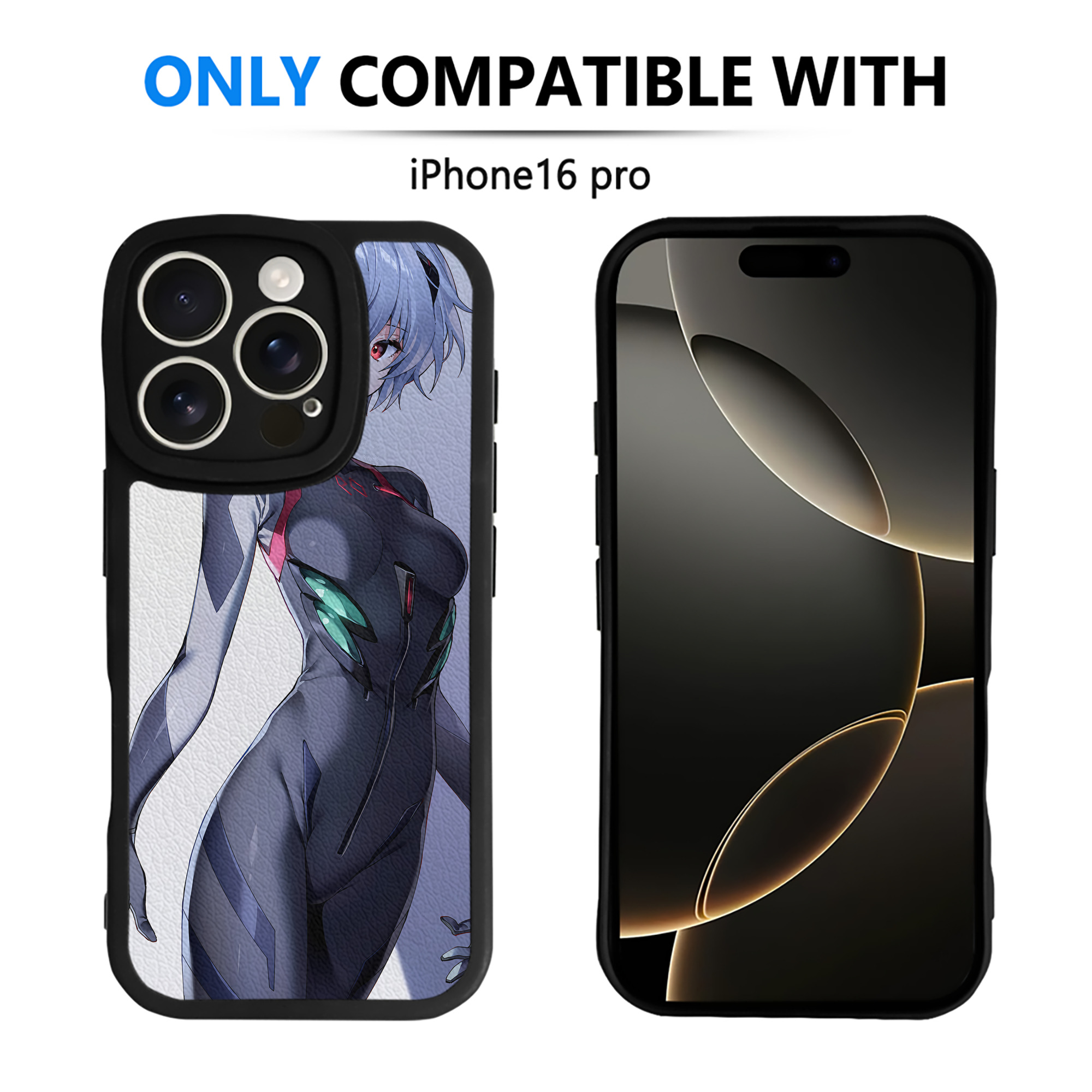 （画像用） EVA 新世紀エヴァンゲリオン 【iPhone 16シリーズ対応】シリコンスマホケース（レザー調） 材質：シリコン
